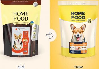 Для середніх порід HOME FOOD Індичка та лосось для зд. шкіри та блиску шерсті 1.6кг (4820235020385) Для середніх порід HOME FOOD Індичка та лосось для зд. шкіри та блиску шерсті 1.6кг (4820235020385) | Фото 5