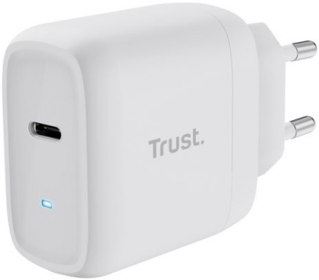 Мережевий зарядний пристрій Trust Maxo 45W USB-C PD White (25138_TRUST) Мережевий зарядний пристрій Trust Maxo 45W USB-C PD White (25138_TRUST) | Фото 3