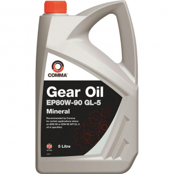Олива трансмісійна Comma GEAR OIL EP80W90 GL 5 5л (EP80905L) | Фото 1