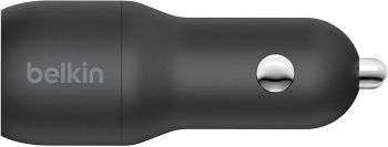 BELKIN Car Charger 24W Dual 2*USB-A + cable USB-C 1m, black (CCE001BT1MBK) BELKIN Car Charger 24W Dual 2*USB-A + cable USB-C 1m, black (CCE001BT1MBK) | Фото 2