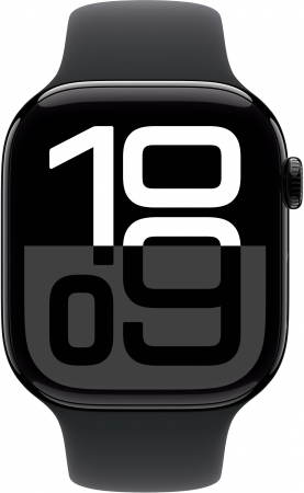 Годинник APPLE Watch Series 10 GPS 46mm Jet Black Aluminium Case with Black Sport Band - M/L (MWWQ3QH/A) Купить умные часы Годинник APPLE Watch Series 10 GPS 46mm Jet Black Aluminium Case with Black Sport Band - M/L (MWWQ3QH/A) | Фото 3