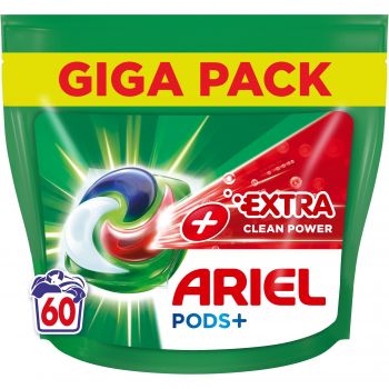 Купить стиральное средство Капсули для прання Ariel Pods+ Екстрасила очищення 60шт (8001090804969) | Фото 1