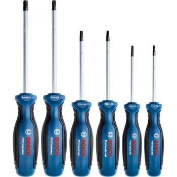 Купить отвертку Набір викруток BOSCH, Torx, 6 шт. (1.600.A01.V09) | Фото 1