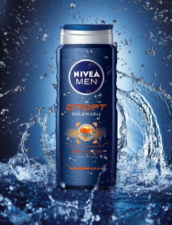 Купить гель и скраб для тела NIVEA Men Спорт з ароматом лайма 500 мл (4006000010151) | Фото 2