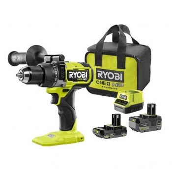 Шурупокрут-дриль ударний акумуляторний Ryobi ONE+HP RPD18X-242S 18В, 2А·ч, 4А·ч (5133005283) | Фото 1