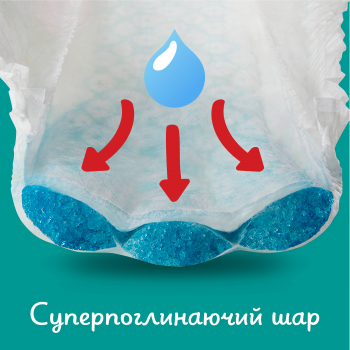 Підгузки-трусики Pampers Pants Giant Plus розмір 7 17+кг 42шт (8700216341639) | Фото 7