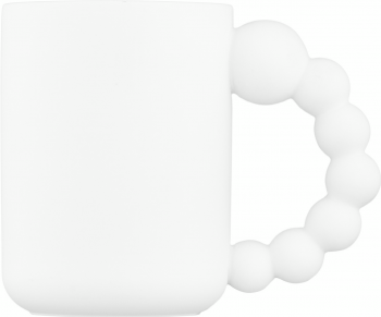 Чашка ARDESTO Bubbles, 500мл, порцеляна, білий (AR3495) | Фото 3