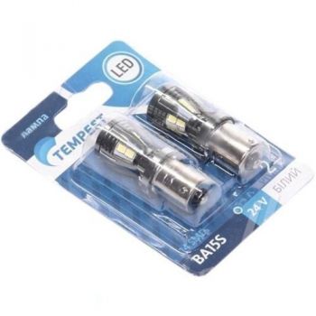 Лампа Tempest LED габарит, 24V BA15S 14SMD White 2шт (49051190034) | Фото 1