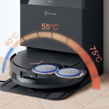 Робот-пилосос ECOVACS Deebot T50 MAX PRO OMNI BLACK (DEX54) Робот-пилосос ECOVACS Deebot T50 MAX PRO OMNI BLACK (DEX54) | Фото 9