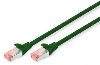 DIGITUS CAT 6 S-FTP, 0.5м, AWG 27/7, LSZH, зеленый (DK-1644-005/G) | Фото 1