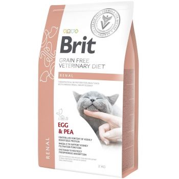 Сухий корм  Brit VetDiets при хронічній нирковій недостатності з горохом та яйцями 2 кг (8595602528325) | Фото 1