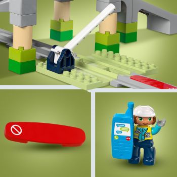 Конструктор LEGO DUPLO Додатковий набір. Залізничний тунель і колії (10425) | Фото 11