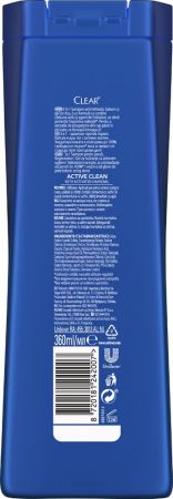 Шампунь 3в1 Clear Men Свіжість з крижаним ментолом 360мл (8720181242007) | Фото 2