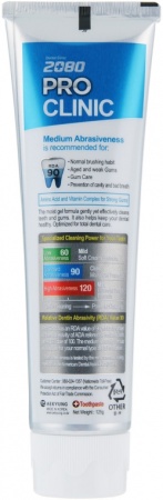 Зубна паста Dental Clinic 2080 Pro Clinic Професійний захист 125г (8801046898338) | Фото 2