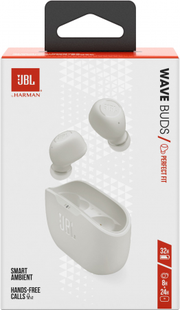 Навушники JBL Wave Buds White (JBLWBUDSWHT) Навушники JBL Wave Buds White (JBLWBUDSWHT) | Фото 8