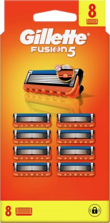 Змінні картриджі GILLETTE Fusion 5, 8шт (8006540989197) Купить сменный картридж для бритвенных станков Змінні картриджі GILLETTE Fusion 5, 8шт (8006540989197) | Фото 2