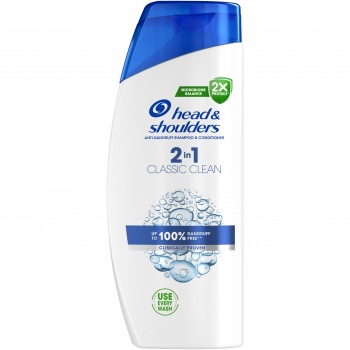 Купить шампунь для волос Шампунь та бальзам-ополіскувач Head&Shoulders Classic Clean 2в1 проти лупи 400мл (8700216304917) | Фото 1