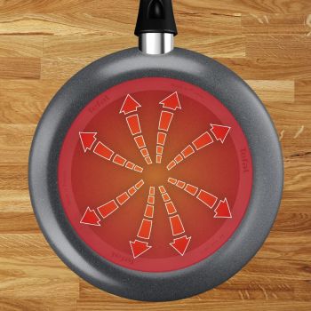 Купить сковороду Сковорода TEFAL Hard Stone, 26см, сірий (D4560553) | Фото 3