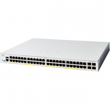 Комутатор Cisco CATAlyst 1300 48xGE, PoE, 4x10G SFP+ (C1300-48P-4X) | Фото 1