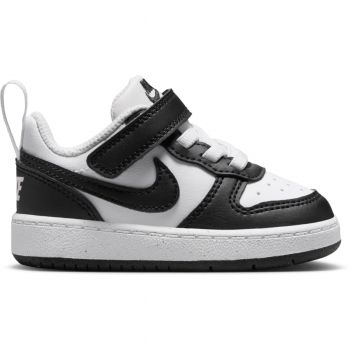 Кеди дитячі Nike Court Borough Low Recraft (TD) DV5458-131 21 (5C US) чорно-білі (197863618845) | Фото 1