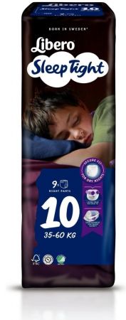 Підгузки-трусики LIBERO Sleep Tight розмір 10 35-60 кг 9 шт (7322541180816) | Фото 7