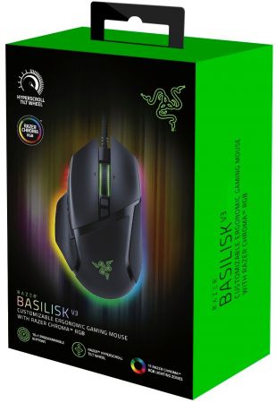 Ігрова миша RAZER Basilisk V3 USB RGB Black (RZ01-04000100-R3M1) | Фото 2