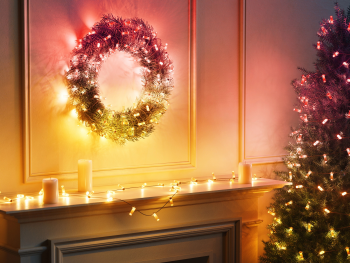 Smart LED Гірлянда Twinkly Strings USB 100 Candle-shaped RGB LEDs, Green Wire, USB-C (TWKC100RGB-G) | Фото 7