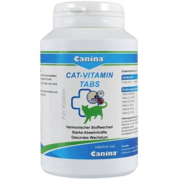 Canina Cat-Vitamin Tabs Вітамінний комплекс для котів 125 г / 250 шт (4027565210329) | Фото 1