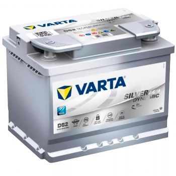 Автомобільний акумулятор VARTA 60Ah-12v Silver Dynamic AGM (D52), R+, EN680 (5237301329) | Фото 1