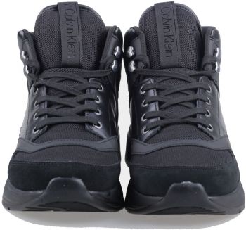 Чоботи чоловічі Calvin Klein Runner Sneaker Laceup Mesh HM0HM00816-0GJ 42 чорні (8719856111724) | Фото 6