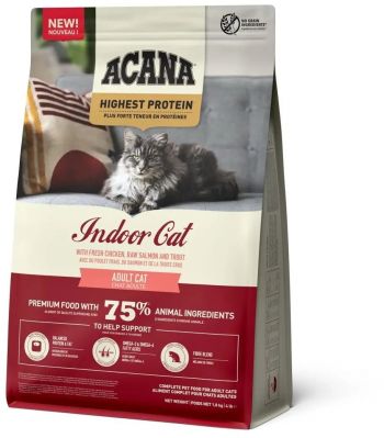 Сухий корм для дорослих домашніх котів Acana Highest Protein, Indoor Cat Recipe 1.8kg (a72397) Сухий корм для дорослих домашніх котів Acana Highest Protein, Indoor Cat Recipe 1.8kg (a72397) | Фото 7
