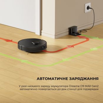 Купить пылесос Робот-пилосос Dreame D9 MAX Black Gen 2 RLD34GA-Bl | Фото 13