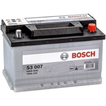 Автомобільний акумулятор Bosch 70Ah-12v (S3007), R+, EN640 (5237437156) | Фото 1