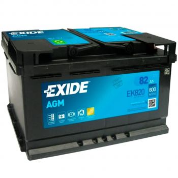 Автомобільний акумулятор Exide 82Ah-12v AGM, R+, EN800 (52371370478) Автомобільний акумулятор Exide 82Ah-12v AGM, R+, EN800 (52371370478) | Фото 1