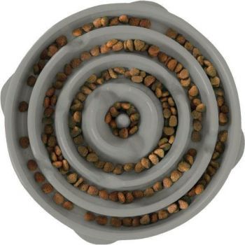 Миска-лабіринт для собак Outward Hound Fun Feeder Дроп велика сіра (oh69892) | Фото 1