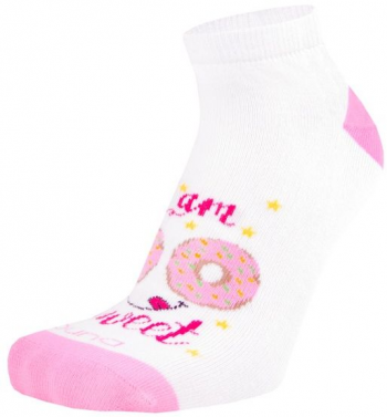 Шкарпетки дитячі Duna 38-40 1 пара біло-рожеві з принтом (4823094648790) | Фото 2