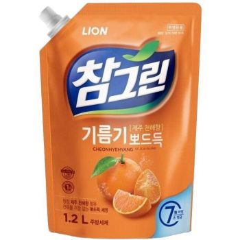 Засіб для миття посуду Lion Cheonhyehyang запаска 1.2 кг (8806325629306) Купить средство для мытья посуды Засіб для миття посуду Lion Cheonhyehyang запаска 1.2 кг (8806325629306) | Фото 1
