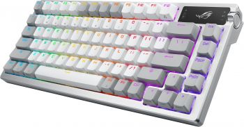 Ігрова клавіатура ASUS ROG Azoth 81key, NX Red, USB-A/WL/BT, EN, RGB, White (90MP031A-BKUA11) Ігрова клавіатура ASUS ROG Azoth 81key, NX Red, USB-A/WL/BT, EN, RGB, White (90MP031A-BKUA11) | Фото 5