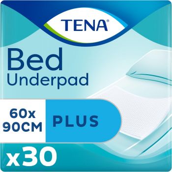 Пелюшки сечопоглинальні TENA Bed Plus 60x90 см 30 шт (7322540800760) | Фото 1