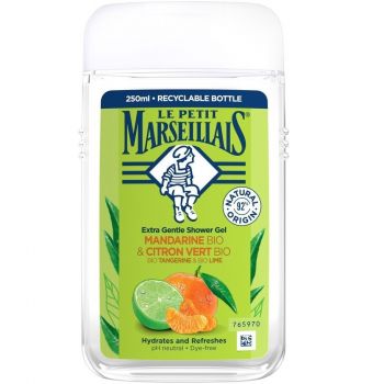 Гель для душу Le Petit Marseillais БІО Мандарин та лайм 250мл (3574661144832) | Фото 1