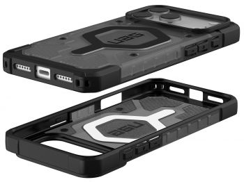 Чохол UAG для iPhone 17 Pro Max Pathfinder Clear MagSafe Ash/Black (114552113140) | Фото 6