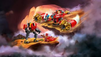 Купить конструктор Конструктор LEGO NINJAGO Штормовий робот-вершник Кая (71830) | Фото 4