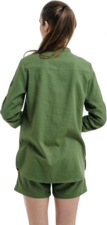 Сорочка жіноча TURBAT Madeira Hemp M зелена (012.004.4211) | Фото 3