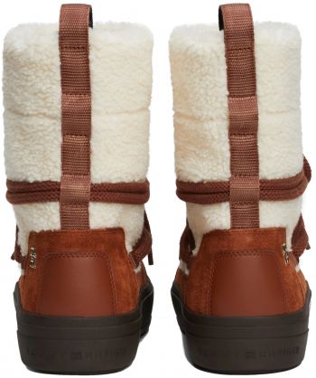 Чоботи жіночі Tommy Hilfiger Lace-Up Faux Shearling Snowboot FW0FW08252-GPK 38 молочні Чоботи жіночі Tommy Hilfiger Lace-Up Faux Shearling Snowboot FW0FW08252-GPK 38 молочні | Фото 5