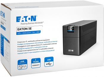ДБЖ Eaton 5E G2, 1200VA/660W, USB, 4xSchuko (5E1200UD) Купить источник бесперебойного питания (ИБП) ДБЖ Eaton 5E G2, 1200VA/660W, USB, 4xSchuko (5E1200UD) | Фото 4