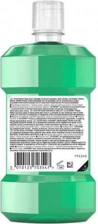 Ополіскувач для ротової порожнини Listerine Сплеск свіжості 500 мл (5010123703547) | Фото 2