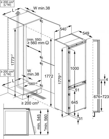 Вбудовуваний холодильник ELECTROLUX RNT6NE18S | Фото 1