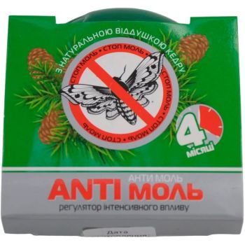 Засіб від молі Blyskavka Antiмоль з ароматом кедра 1 шт (4820214190436) | Фото 1