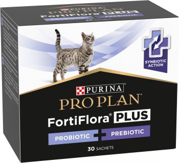 Пробіотик з пребіотиком Purina Pro Plan FortiFlora Plus для дорослих котів та кошенят 30 x 1.5 г (8445290507495) | Фото 3