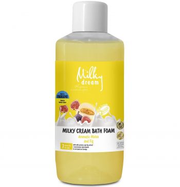 Купить соль и пену для ванн Молочна крем-піна для ванн Milky Dream Ароматна диня та інжир 1л (4820205300288) | Фото 1